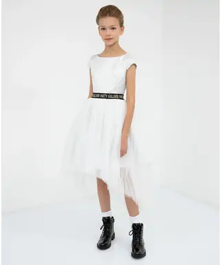 Платье, Цвет: Белый, Размер: 152
