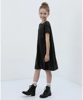 Платье, Цвет: Черный, Размер: 134