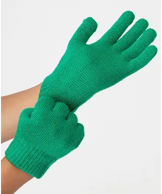 Перчатки, Цвет: Зеленый, Размер: 14