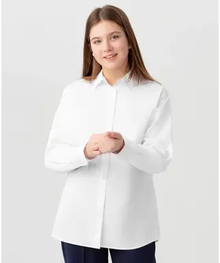 Блузка, Цвет: Белый, Размер: M