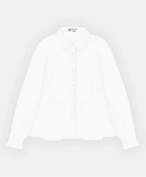 Блузка, Цвет: Белый, Размер: 152, изображение 5
