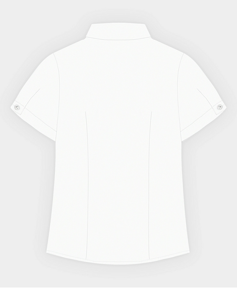 Блузка, Цвет: Белый, Размер: 152, изображение 6