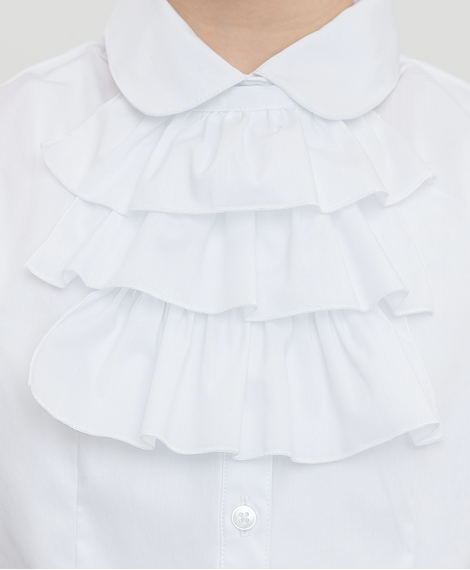 Блузка, Цвет: Белый, Размер: 158, изображение 3