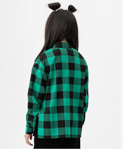 Блузка, Цвет: Черный/Зеленый, Размер: 146, изображение 3